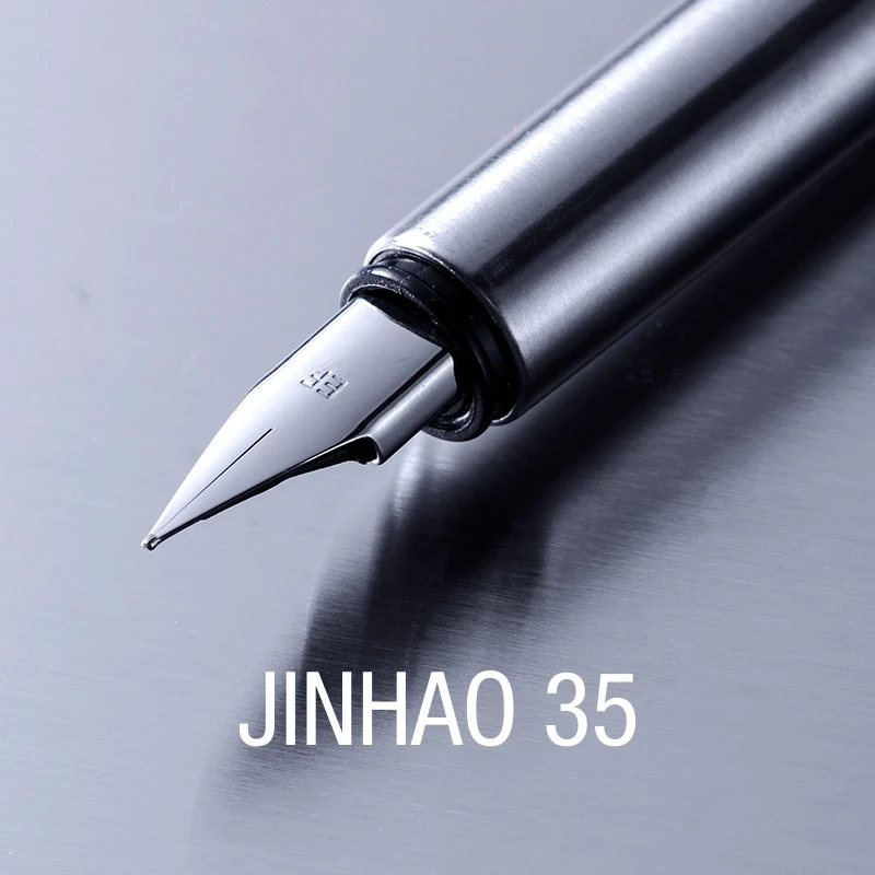 Ручка перьевая Jinhao со стальным корпусом и экстра тонким наконечником карандаш с