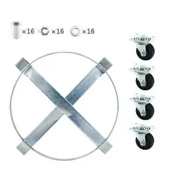 

Heavy Duty Drum Dolly 1000 Pound Swivel 4 Durable Wheel Casters