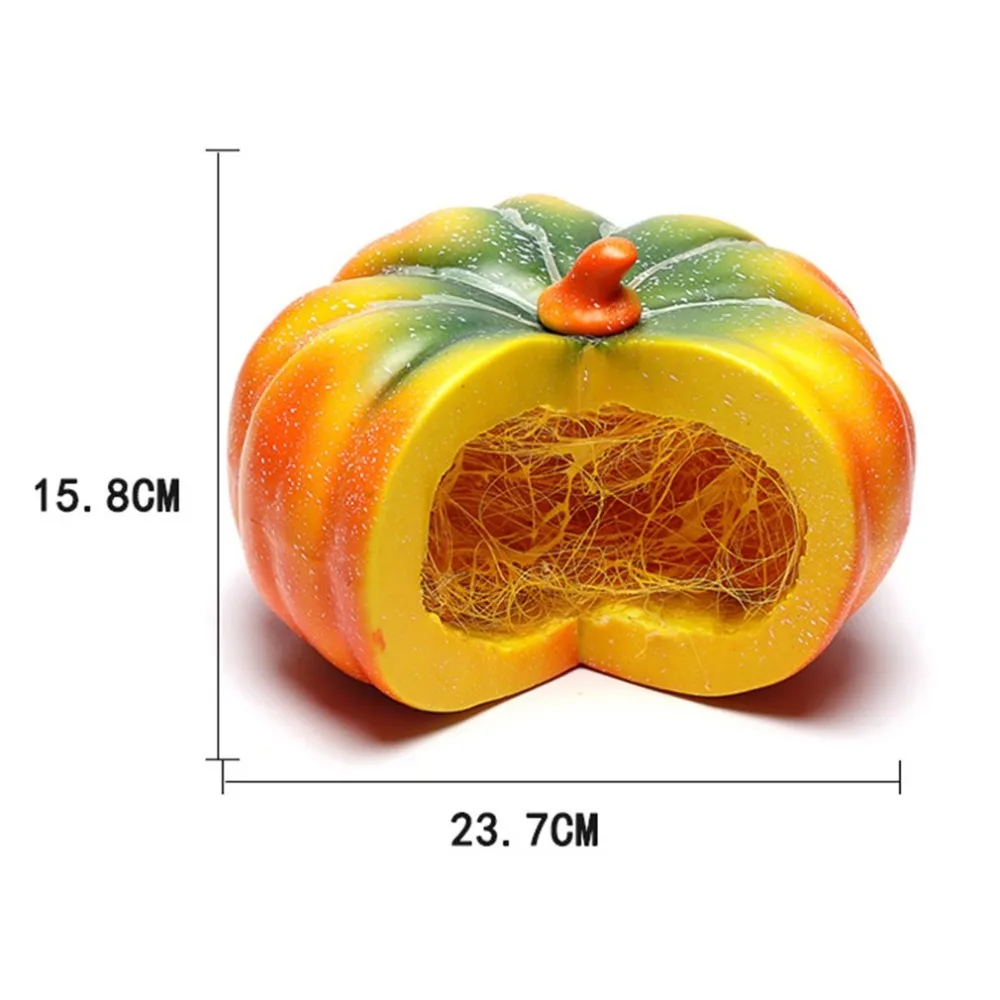 Искусственная тыква на Хэллоуин Поддельные реалистичные реквизит Сад домашний Декор украшение для Хэллоуина рождественские вечеринки маленький