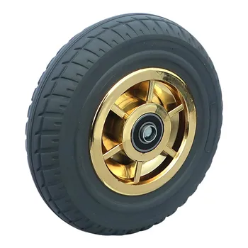 

8 Inch Caster Heavy Duty Mute Wheel Phnom Penh Beacon Fire Rubber Single Flat Driver Pushing