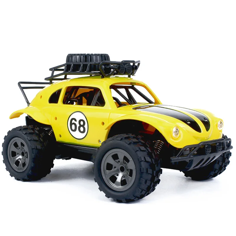 KYAMRC 1:18 2WD классический автомобиль с дистанционным управлением Beetle 2,4G RC Гусеничный внедорожный автомобиль багги движущаяся машина дети на батарейках машинки RT