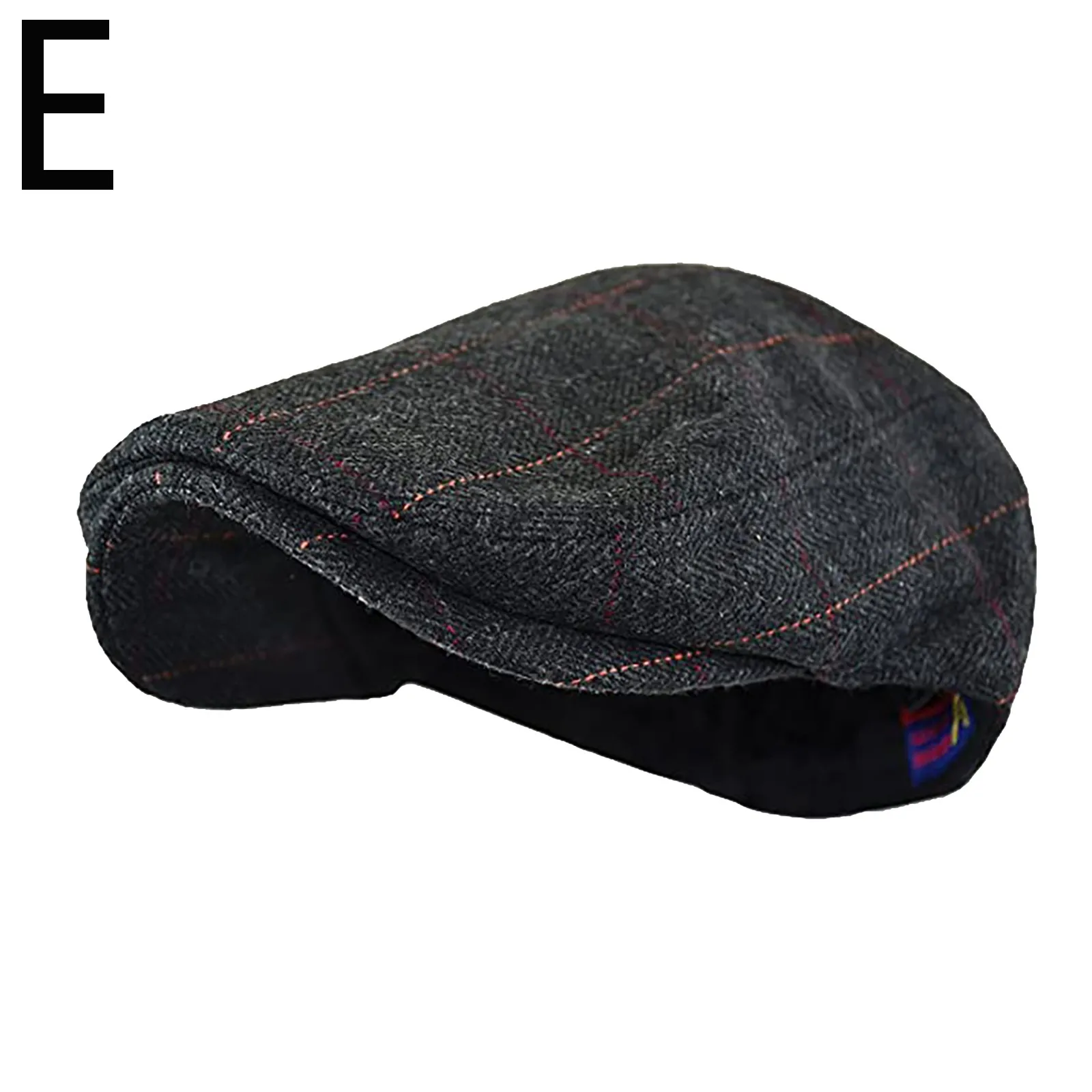 Men Women Soft Plaid Retro Hats Casul Breathable Winter bonnet Warm Comfort Beret