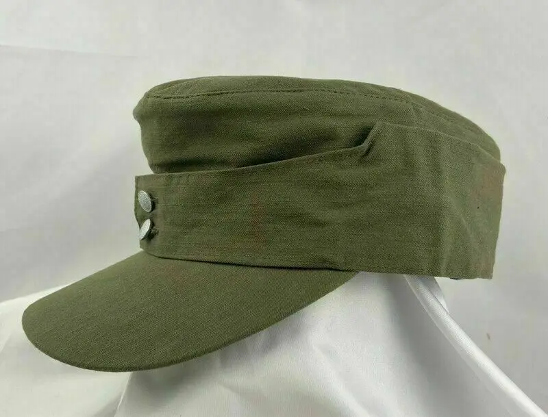 WWII WW2 GERMAN AFRICA ARMY SOLDIER SUMMER PANZER M43 FIELD COTTON CAP MILITARY HAT | Спорт и развлечения