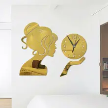 Современные DIY 3D настенные часы с большим количеством, зеркальные наклейки, Декор для дома, офиса, детской комнаты, наклейка на поверхность, Декор для дома и офиса