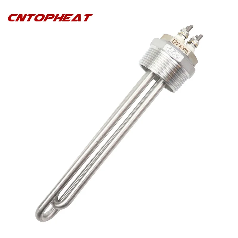 12v Heating Element Water Heater Camper 300w/400w/600w with DN25 to  DN32/DN40 Thread Adapter - AliExpress