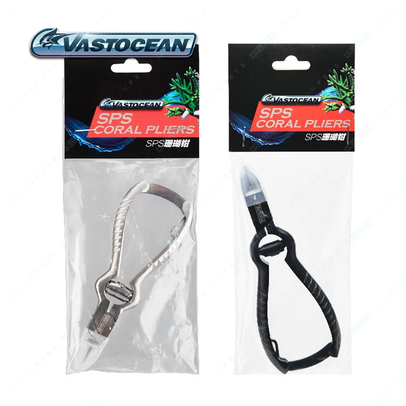 Coral Tools VASTOCEAN-Stainless Steel Coral Scissors Coral Clamp Bone Cutter Fish Reef Tank Tools Black