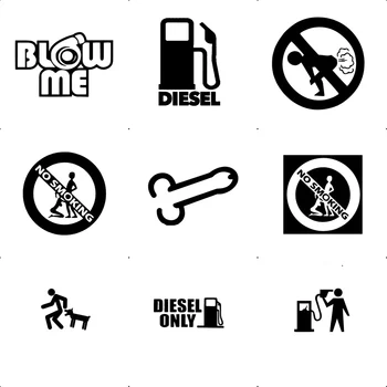 

Fashion Pornography Fuel Cap Car Stickers Funny Personality Fuel Tank Sticker Decal Car-Styling Multiple Sizes And Colours