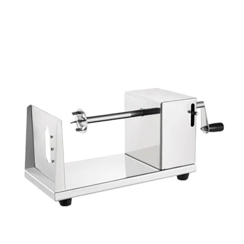 

Cooking Manual Home Stainless Steel Chips Spiral Making String DIY Potato Tower Cutter Slicer Kitchen Tool Vegetable Machine