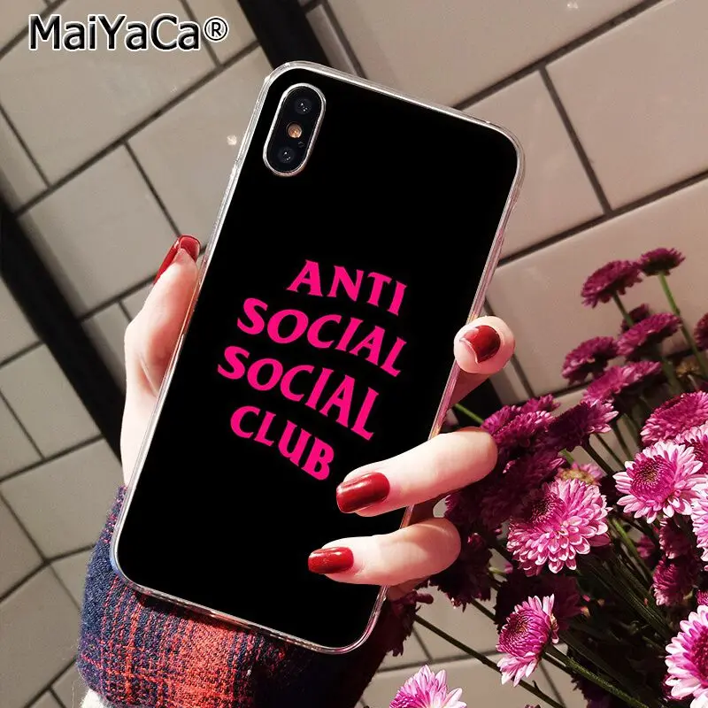 A5 Мягкий силиконовый чехол MaiYaCa для iPhone 8 7 6 6S Plus 5 5S SE XR X XS MAX Coque Shell - Цвет: A5