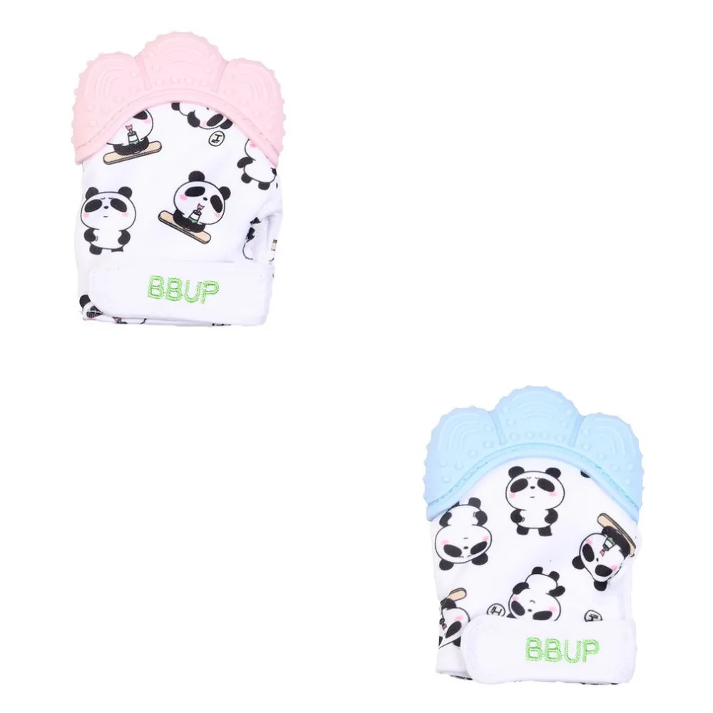 Safe Baby Teether Toys Soft Silicone Baby Gloves Soft Molar Gloves Soothing Teething Pain Relief Baby Toys For 0~24 Months Kids