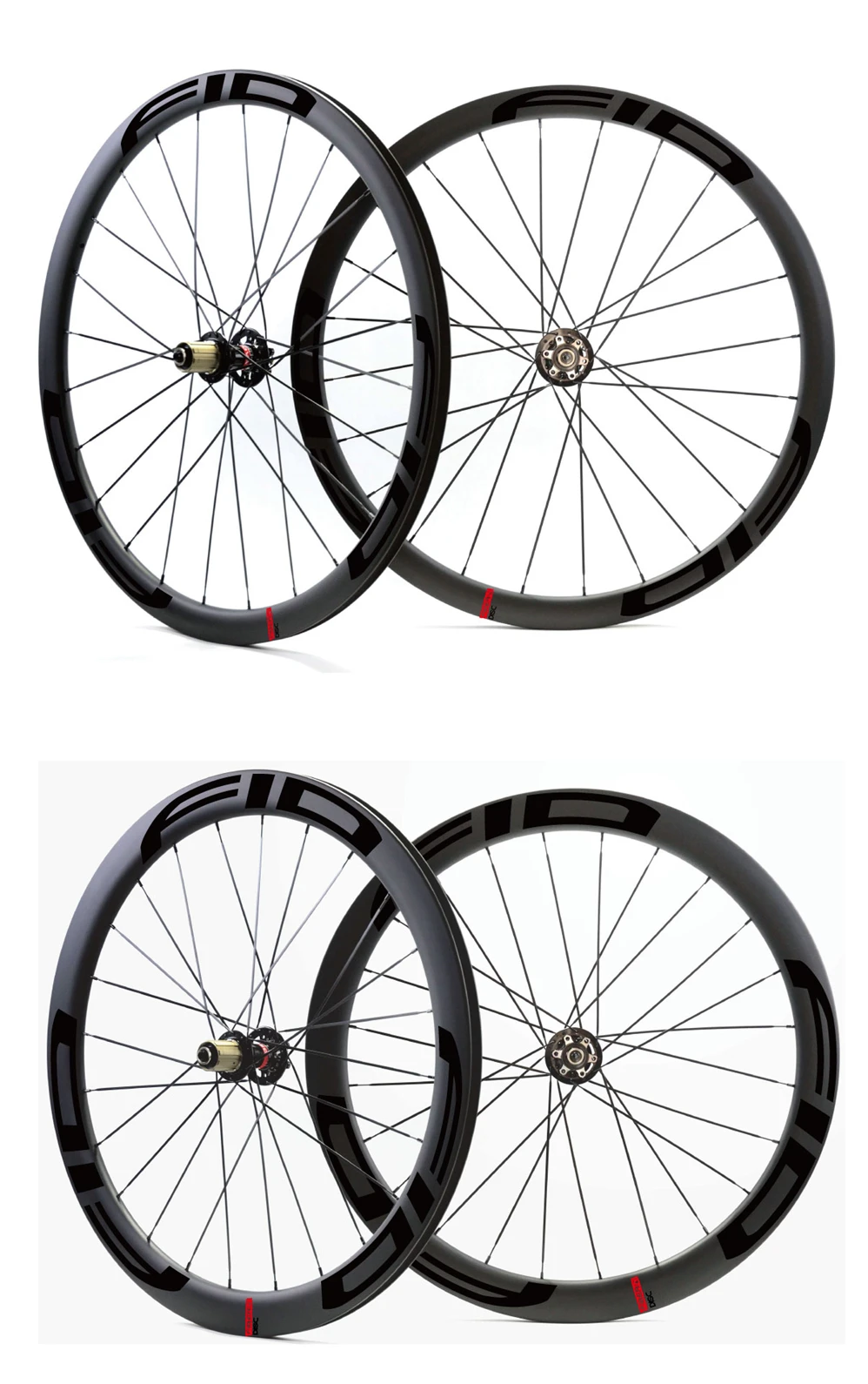 Road bike tubeless Disc wheels all size-06