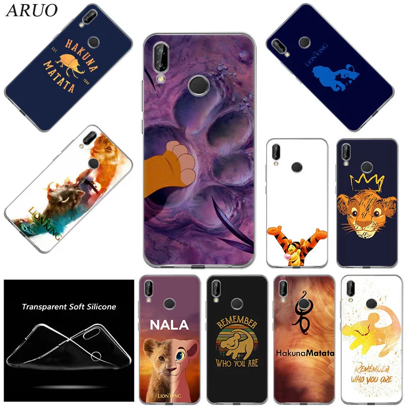 Hakuna Matata lion king Soft Phone Case for huawei honor X10 9C 30 20 Pro 9X 10 Lite 9S 9A 10i 20i 8A 8S 8C 8X Max Y5P 7S cover