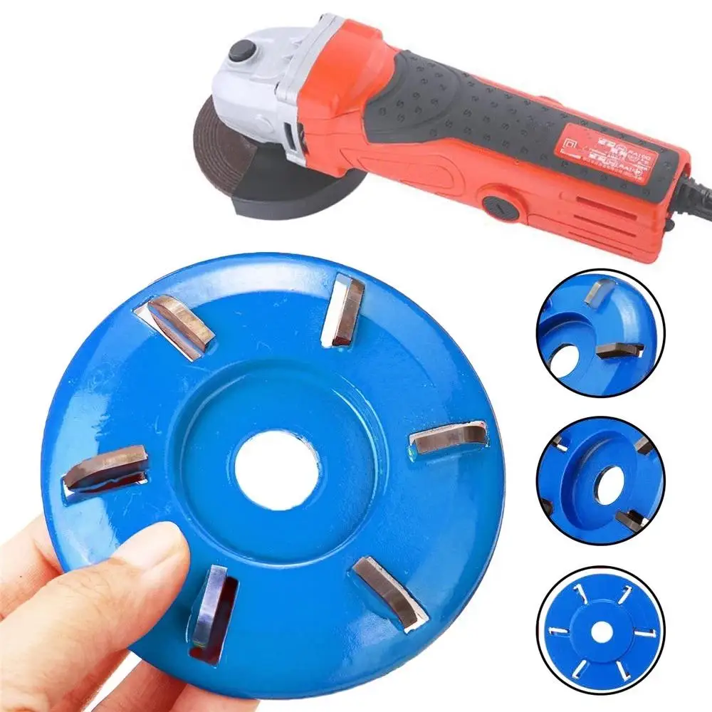 

6 Teeth Power Wood Carving Disc Tool Wood Carving Disc Tool Milling Cutter 90mm Diameter 16mm Bore Angle Grinder Angle Grinder