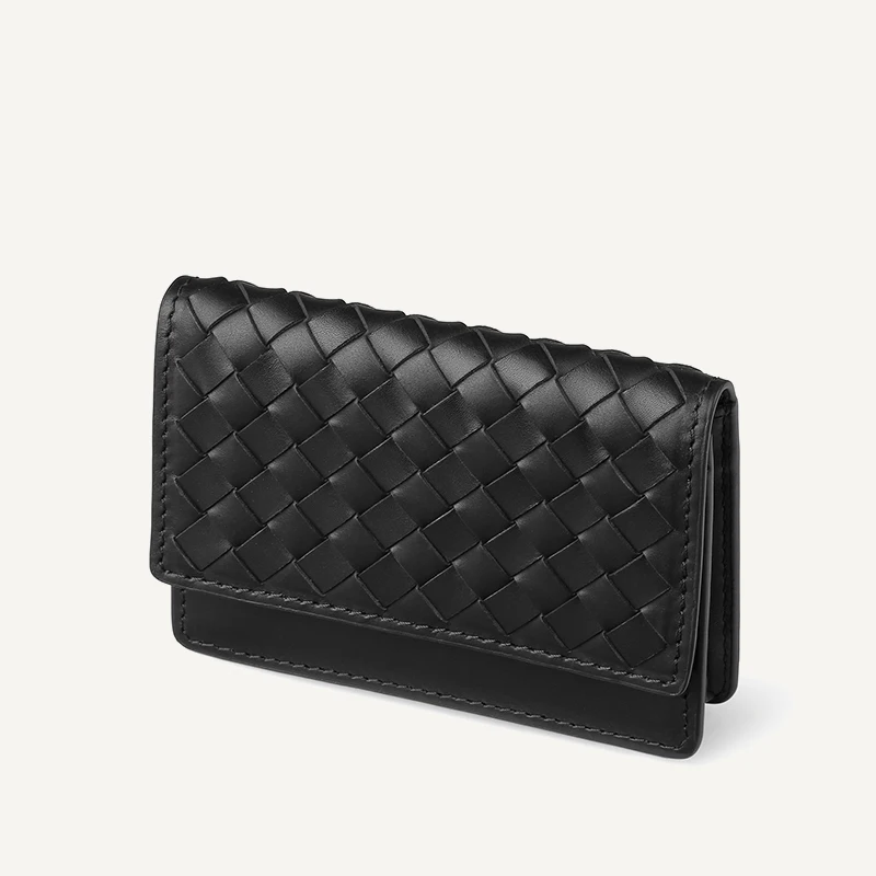 Men's Leather Name Card Holder 100% Cowhide Women's Certificate Credit Card Holder Simple Business Luxury Brand Design 2021 New