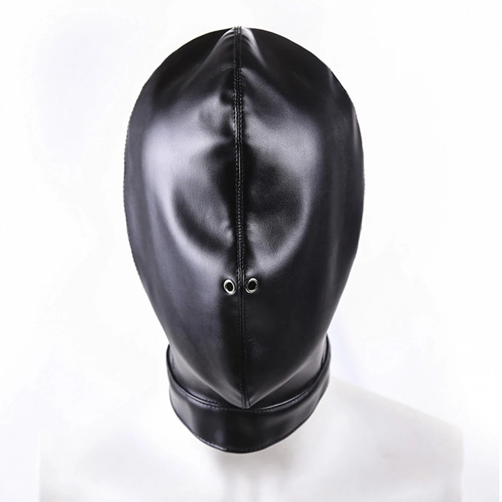 

Head Hood Mask Fetish Erotic Fully Enclosed Cosplay BDSM Bondage RestraintWomen Men Adult Games Slave Sex Toy For Couple Costume