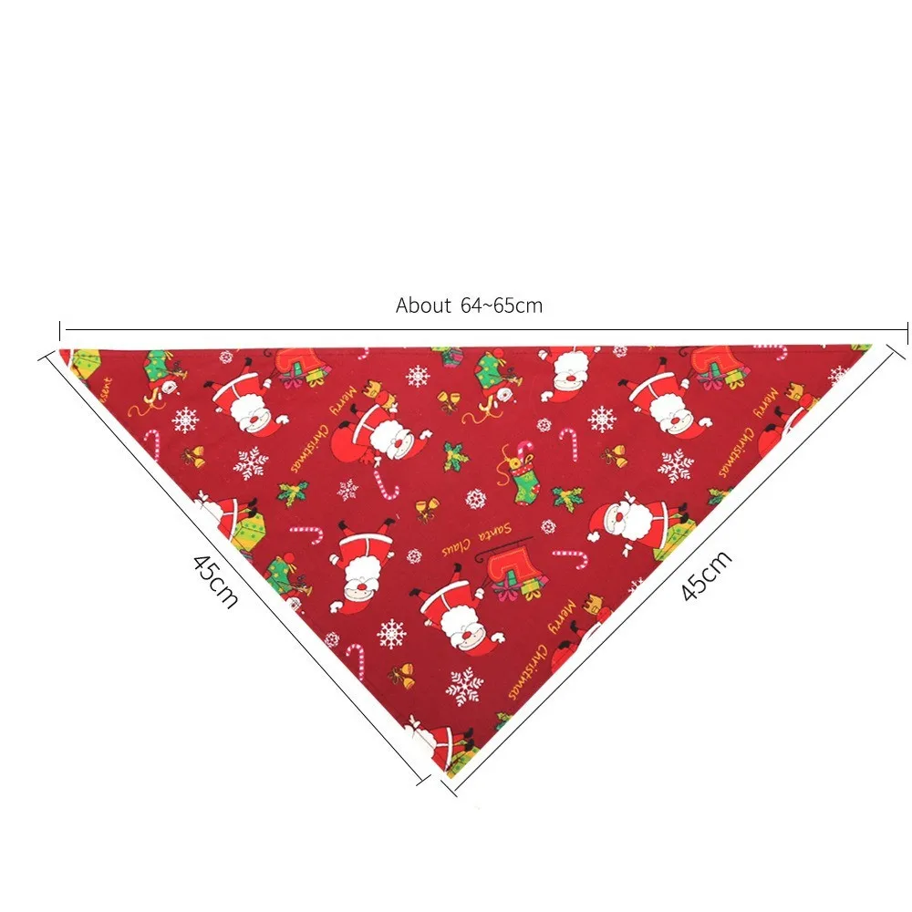 Dog Bandanas Large Pet Scarf Pet Bandana for Dog Cotton Plaid WashableBow Ties Collar Cat Dog Scarf Large Dog Accessories Scarf (2)