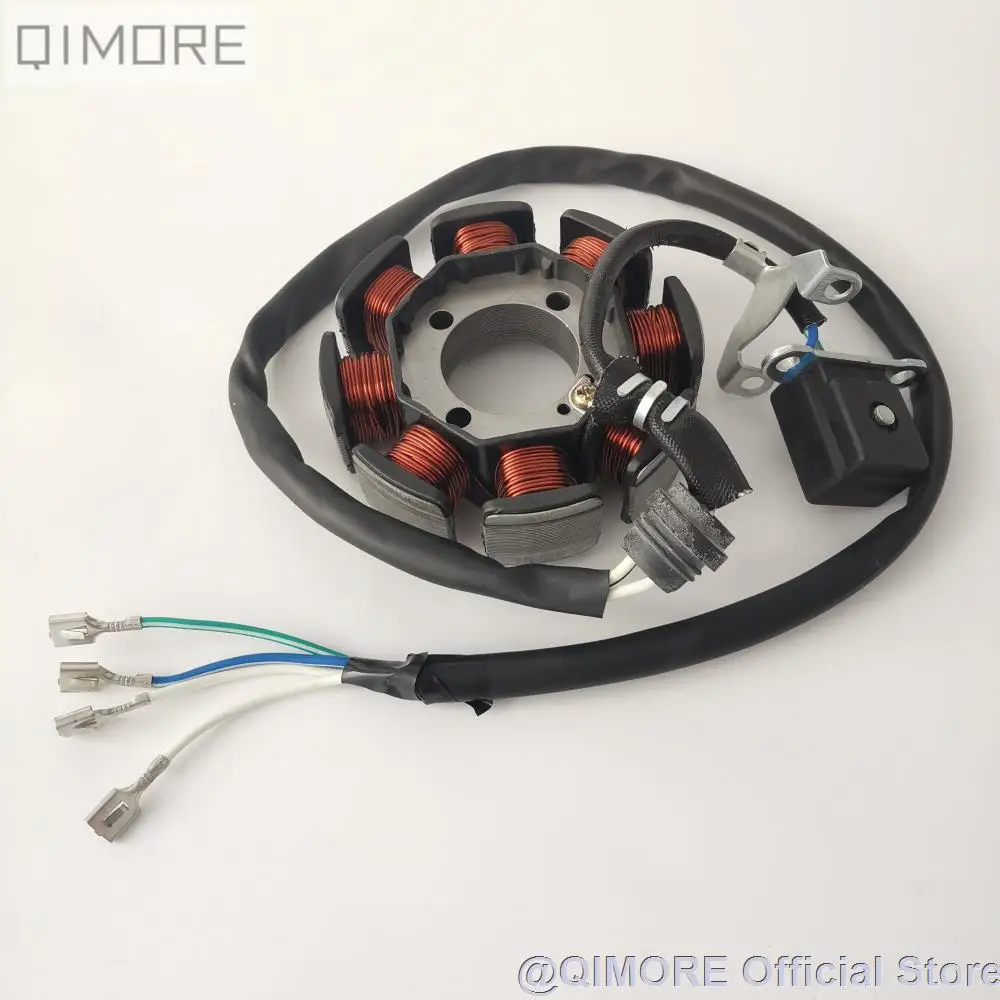 8coil 4wire Dc Fired Stator For Motorcycle Cg125 Cg150 Stels