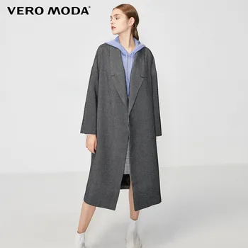 

Vero Moda Women's Lapel Straight Mid Length Drop Shoulders Coat Overcoat | 319409511