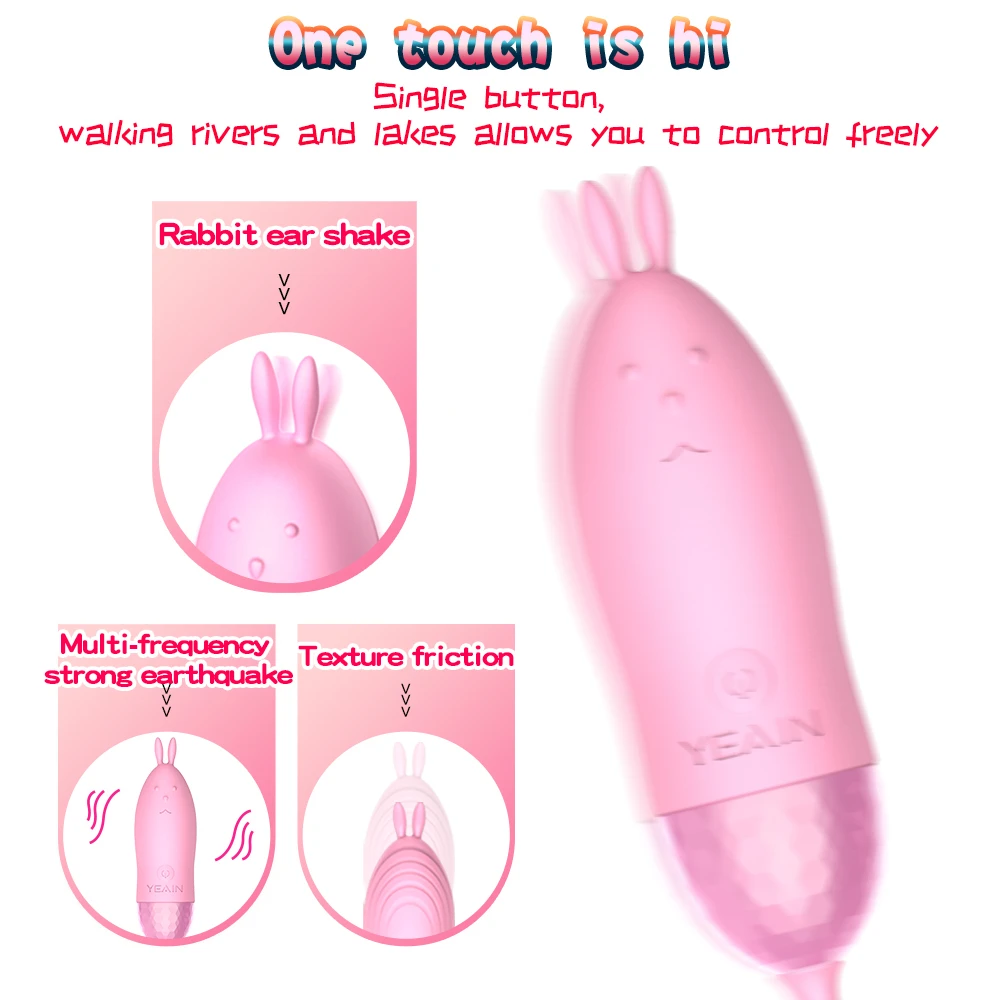 Leistungsstarker Kugelvibrator, Klitorisvibrator mit 10 Modi, tragbarer Mini-Taschenstimulator, G-Punkt-Klitoris_voghion.com