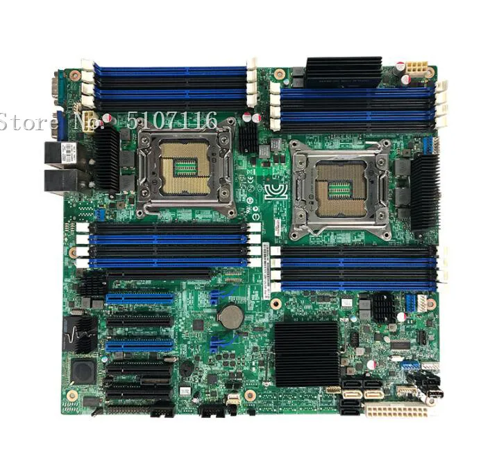 Десктопная материнская плата для S2600CP 2011 дюйма двухканальная x79 будет проверена