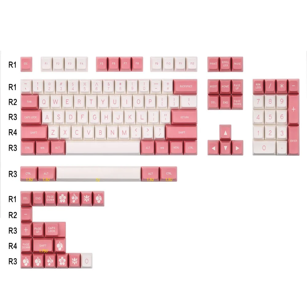Клавиши MAXKEY для механической клавиатуры 130 клавиш MX switch|Аксессуары мышей и