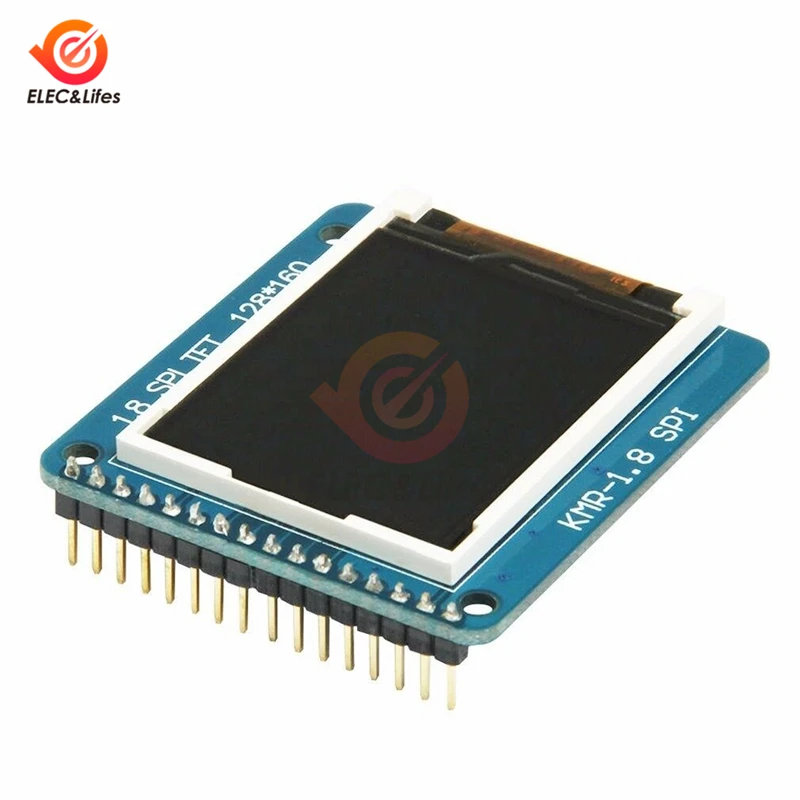 ЖК-дисплей TFT 1 8 дюйма 128x160 последовательный порт SPI ЖК-модуль ST7735 Drive IC * |
