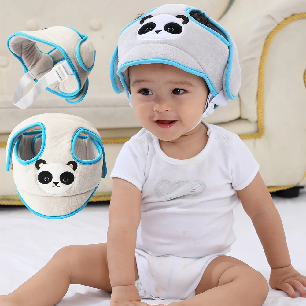 

Baby Toddler Cap Anti-collision Protective Hat Baby Safety Helmet Soft Comfortable Head Security&Protection Adjustable