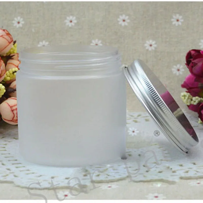 20pcs/lot 200g empty transparent frosted packing bottle Wide mouth cream lotion 200cc Cosmetic packaging | Красота и здоровье