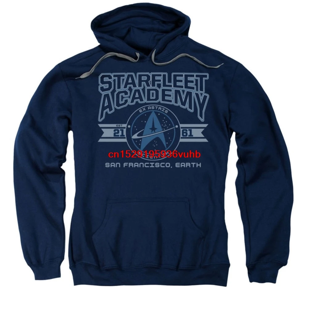 Звездный Путь Мужской Звездный парк Academy Earth толстовка с капюшоном синий