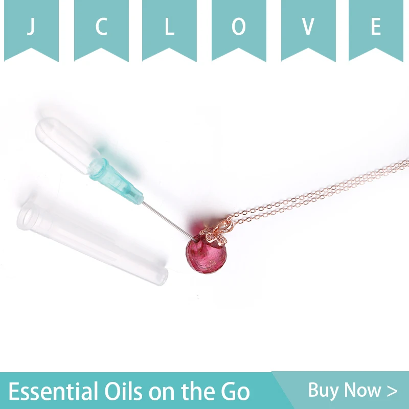 

Sterling Silver Necklace 925 Ball Aromatherapy Pendant Necklace For Essential Oils Necklace Bottle Aroma Oil Diffuser Portable