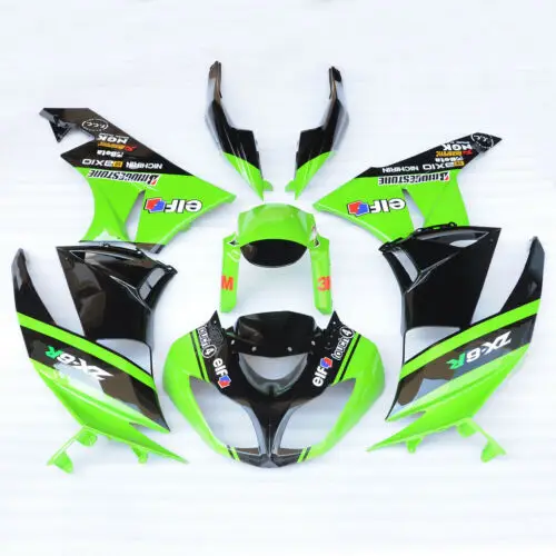 

Wotefusi МОТОЦИКЛ ABS обтекатель кузова для ZX 6R Ninja 2009 2010 (B