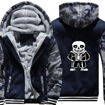 

10 Style Game Undertale Hoodie Winter Casual Super Warm Coat Thicken Warm Zipper Hooded Casual Sweatshirts for winter