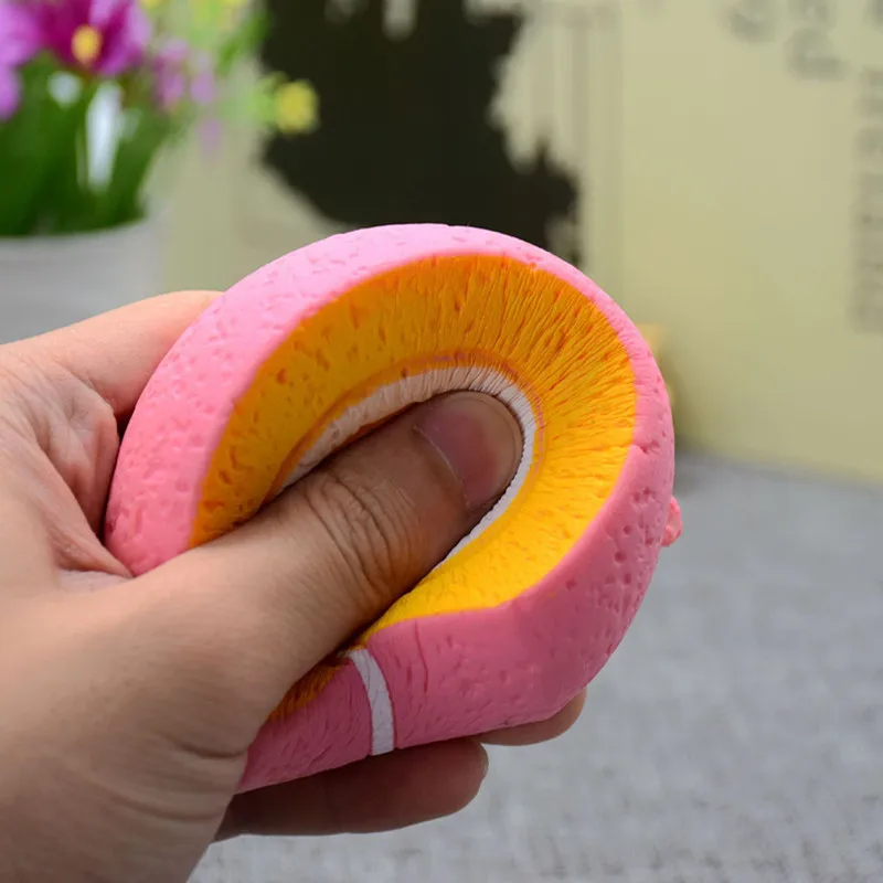 YanYuChen Squishy Jumbo Cartoon Bear Cake Roll Slow Rising Bread Sweet Kid Toy Squeeze Toy Phone Strap Squishy Toy Fun Cake
