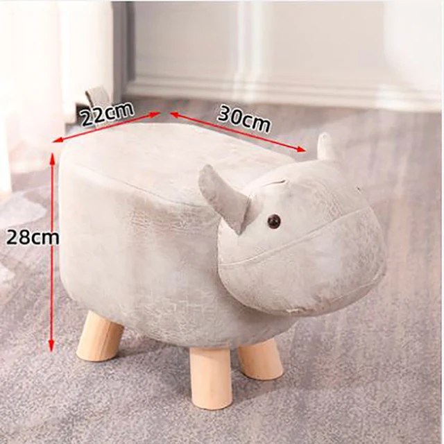 Children Real Wood Low Stools стул детский Creative Animal Elephant Cartoon Family Change Shoe Small Stool Web Celebrity Lovely As picture