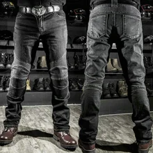 KOMINE модные джинсы для езды на мотоцикле мотоцикл ретро брюки защита колена защита для бедер безопасность и износостойкость