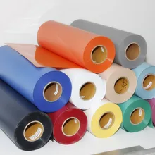 HOHOFILM 50 см x 200 см флок теплопередачи винил HTV ПУ режущий винил железо на футболке пресс винил ПУ DIY термопресс винил