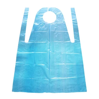 

Creative Women Apron Kitchen Accessories 100pcs Household Tattoo PE Apron Waterproof Oil-proof Sanitary Aprons for Adults