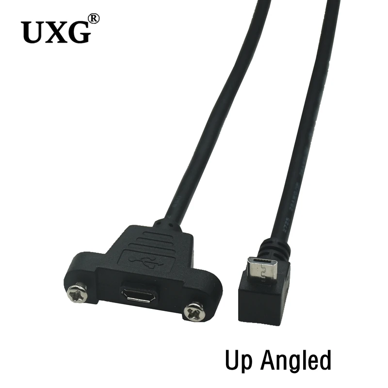 Cable Length: 50cm, Color: Black Computer Cables Micro-USB 5pin Micro USB USB 2.0 Male Connector to Micro USB 2.0 Female Extension Cable 30cm 50cm with Screws Panel Mount Hole Cable Length: 50cm, Color: Black Computer Cables Micro-USB 5pin Micro USB USB 2.0 Male Connector to Micro USB 2.0 Female Extension Cable 30cm 50cm with Screws Panel Mount Hole