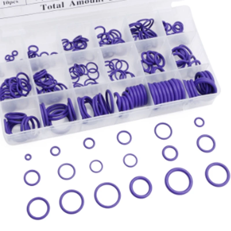 NEW-225Pcs уплотнительное кольцо R22 R134A кондиционер уплотнительное кольцо Резиновая Шайба Ассортимент Pl автомобильные аксессуары