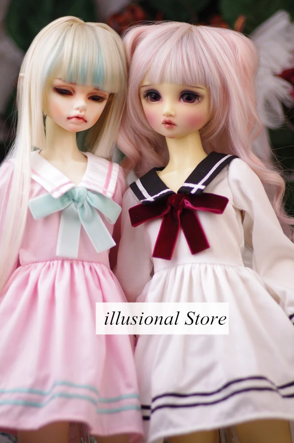 

1/3 1/4 BJD SD Doll cloths Sailor uniform lolita dress for 1/3 sd10 1/4msd bjd girl doll clothes