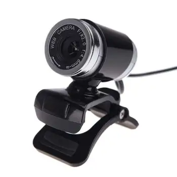 

HD Network Camera Free Driver USB Webcam With Microphone Clip-on for Computer Laptop 360 Degree Web Camera