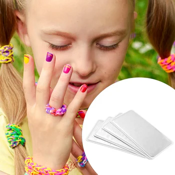 

4Pcs Nail Art Stamping Plate DIY Nail Art Stamper Manicure Template for Decor