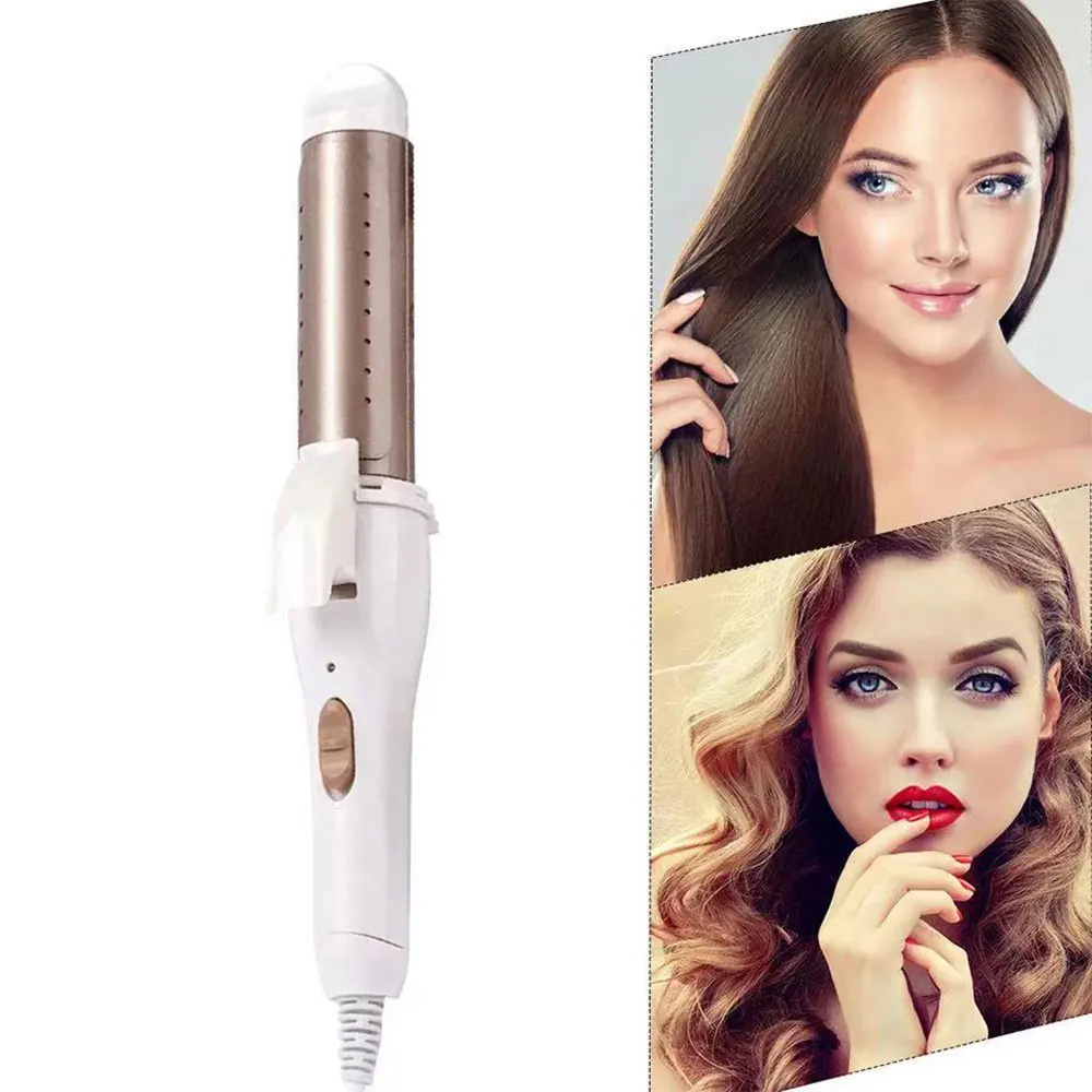 Straightener Dual-Use Hair Curler Large Volume Straig Does Not Hurt hair Inner Buckle Air Bangs Plate Salon Styling Tool | Красота и
