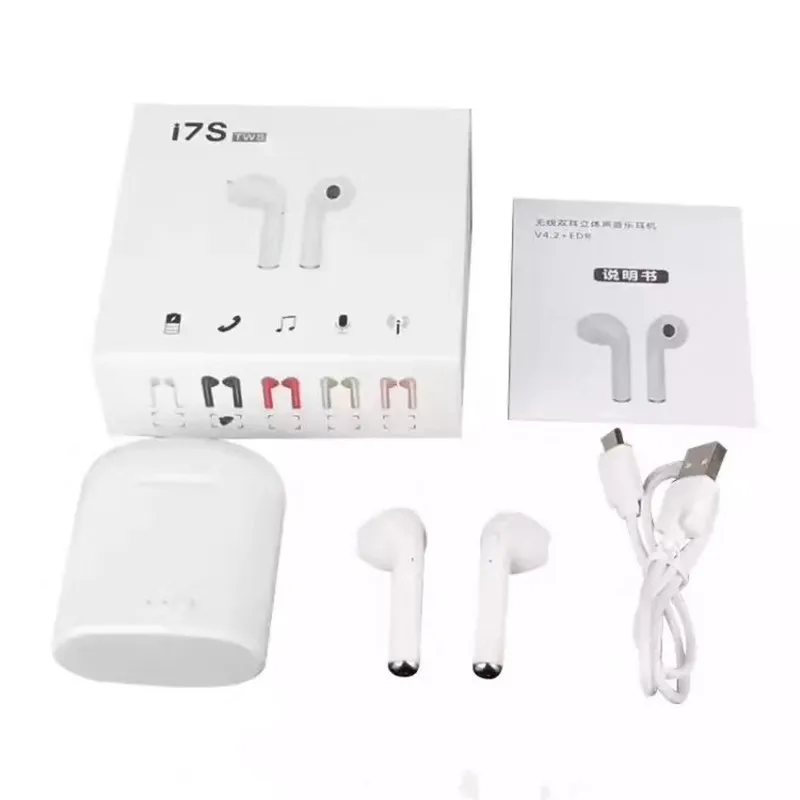 I7s TWS настоящие беспроводные наушники mi с микрофоном bluetooth телефон oreja для Huawei xiaomi
