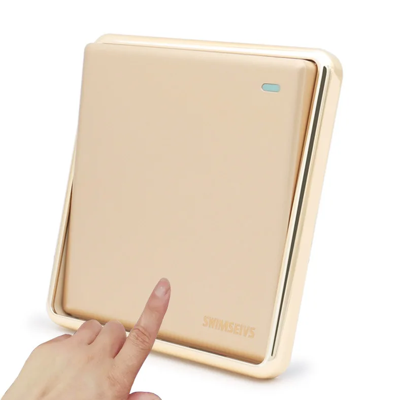 

Big Board Wall Switch F7 an Open Dual Control Fully Silver Point Phosphor Bronze Flame Retardant Material Good Quality the Same