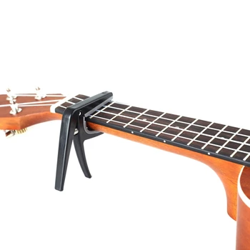 

For Acoustic Ukelele Capo Guitar Parts Professional Ukulele Capo 4 Strings Hawaii Guitar Capos Single-handed Quick Change