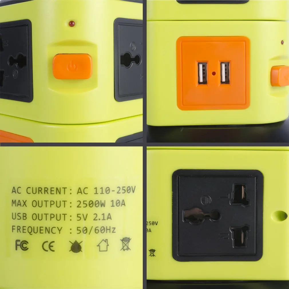 Вертикальный многоразъемный двухслойный с двойным usb-зарядным устройством интеллектуальная розетка штепсельная вилка Великобритании защита от перегрузки светодиодный дисплей