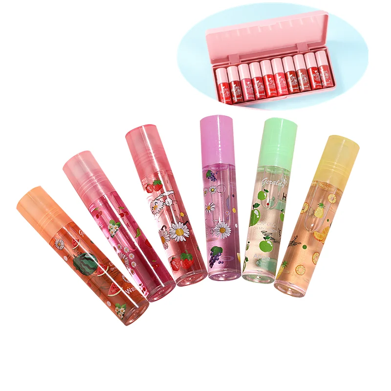 Hot Beauty Mirror Water Lip Gloss Makeup Velvet Matt Waterproof Moisturizing Lasting Nutritious Lip Tint Lipstick Cosmetic TSLM1