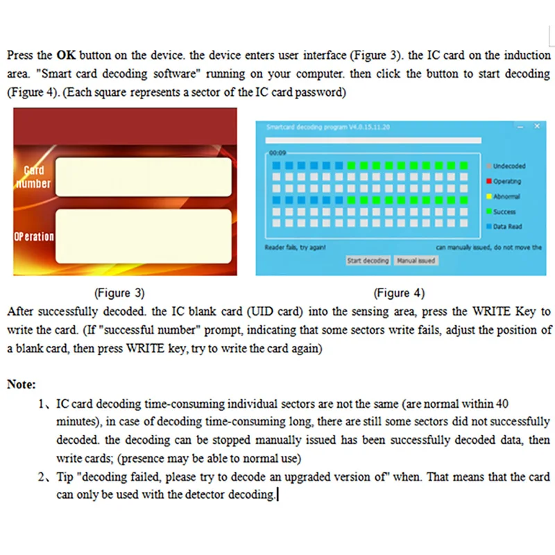 Copieur duplicateur cloner émulateur RFID NFC IC lecteur intelligent 125Kh  étiqu