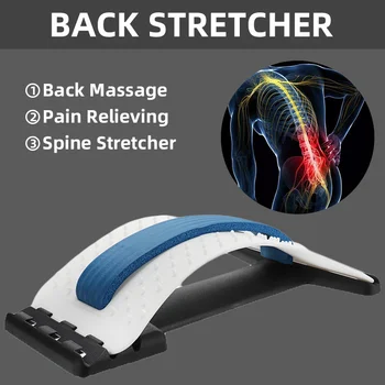 

Acupressure Stretcher Back Lumbar Massage Fitness Equipment Stretch Relax Mate Stretcher Support Spine Pain Relief Health Care